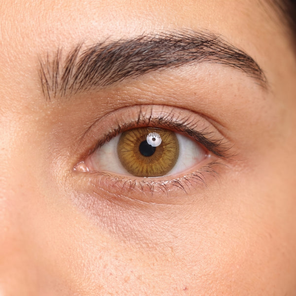 Salmon Sunset Light Brown Contact Lenses — Lebanon | Orama