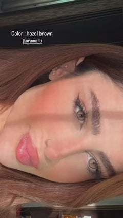 Orama influencer wearing Orama lenses